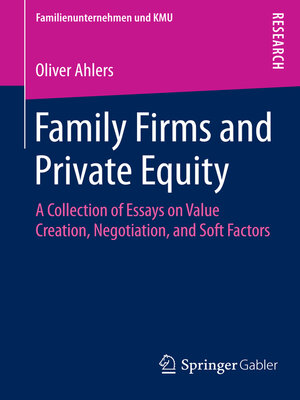 cover image of Family Firms and Private Equity
